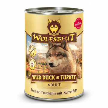 Wolfsblut konz. Wild Duck & Turkey Adult 800g - kachna a krůta