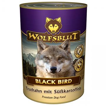 Wolfsblut konz. Black Bird Adult 395g - krůtí s batáty
