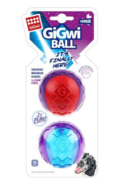 Hračka pes GiGwi Ball míček M, 2ks/ karta,…