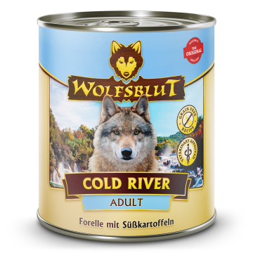 Wolfsblut konz. Cold River Adult 800g - pstruh s batáty